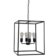 Reuten Black Metal 4 Light Pendant